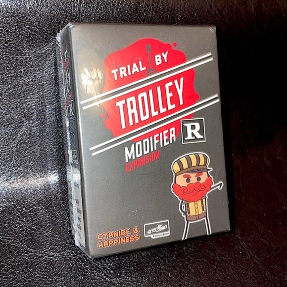 Trial by Trolley by Cyanide & Happiness Party Board Game with Modifier Pack - Picture 2 of 12